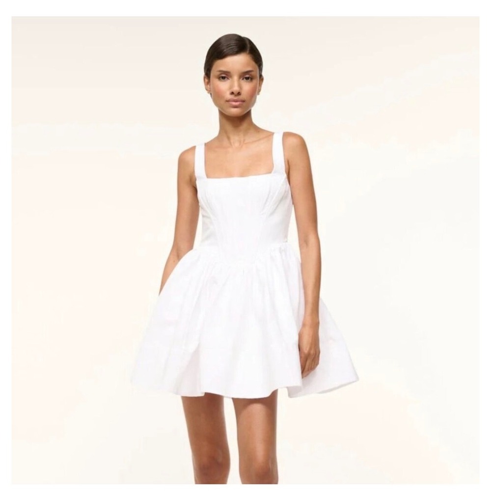 STAUD Landscape Dress White Size 6